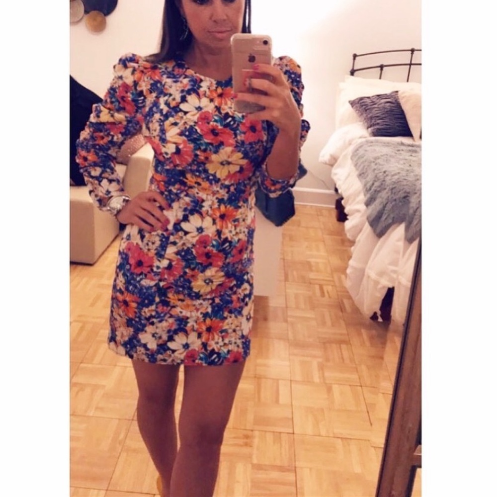 Zara Floral Multicolor Dress